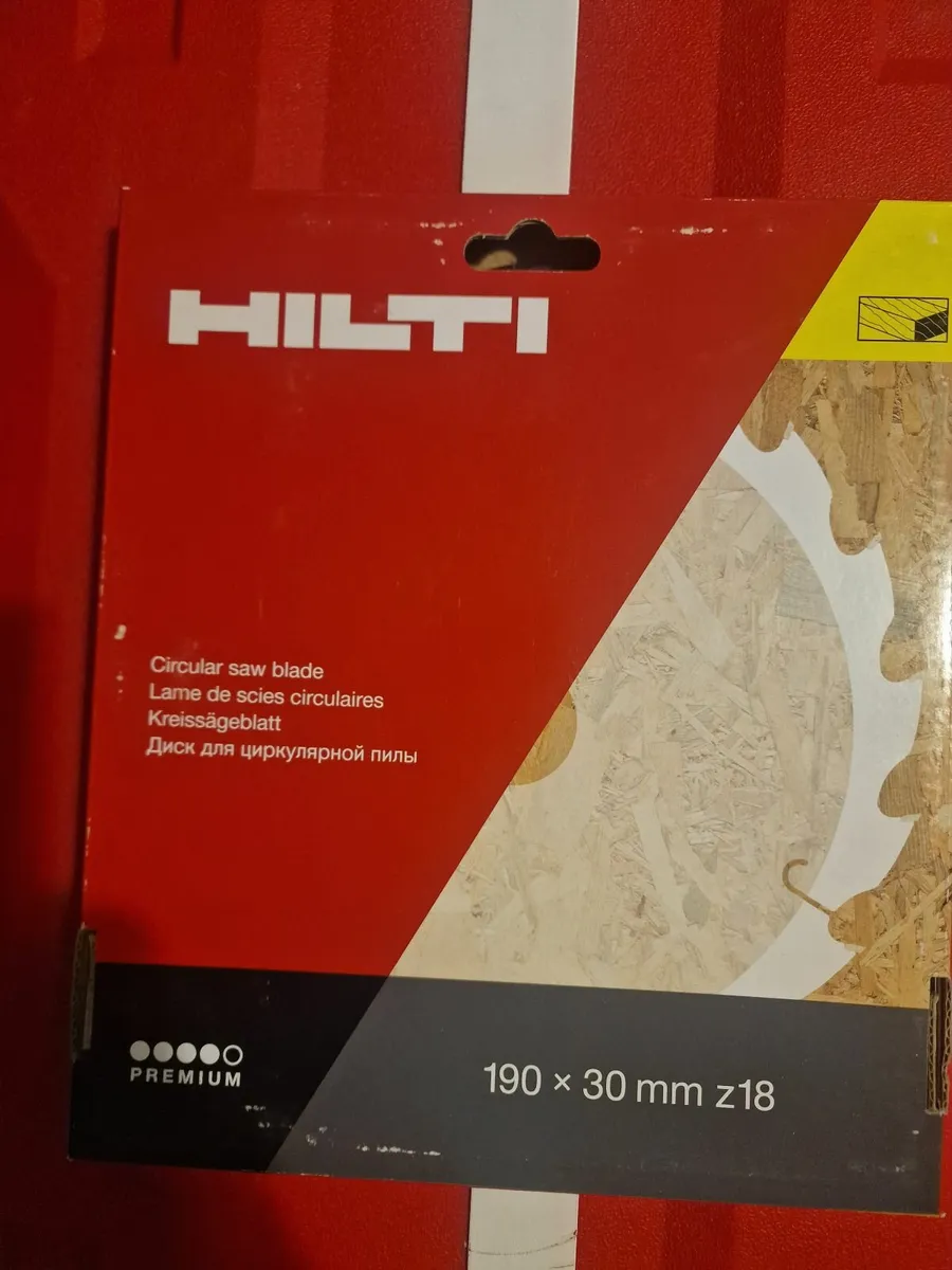 Hilti wood circular saw blades 190mm - Image 2