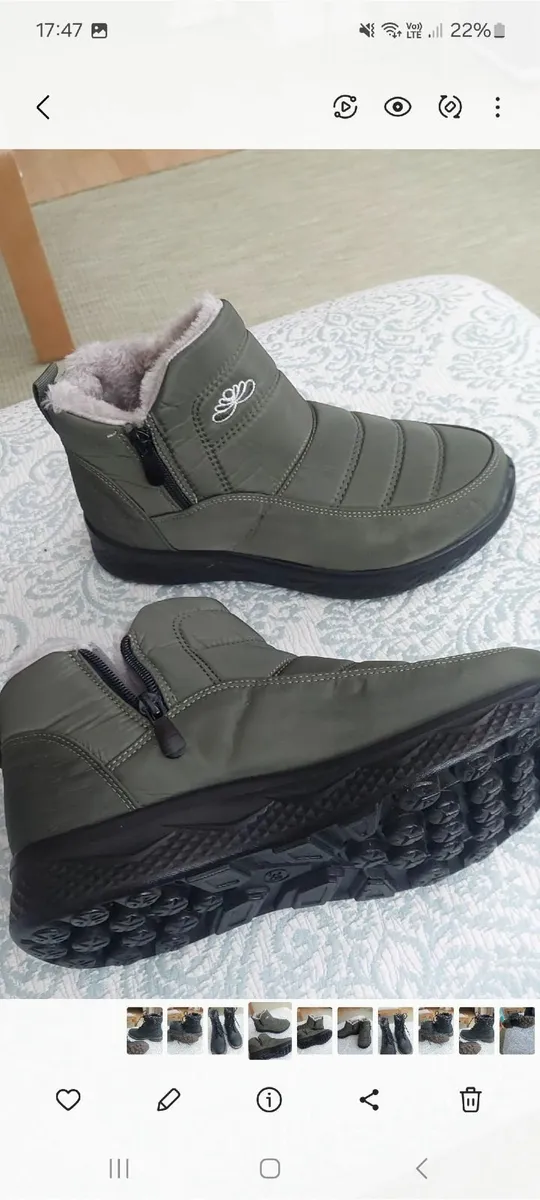 2 pairs of New Ankle Boots size 5 - Image 1