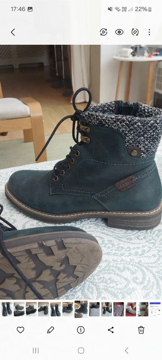 2 pairs of New Ankle Boots size 5 - Image 4