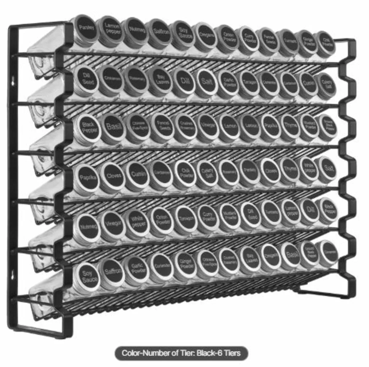 Spice Rack Organizer for Cabinet, with 72 Empty - Image 3