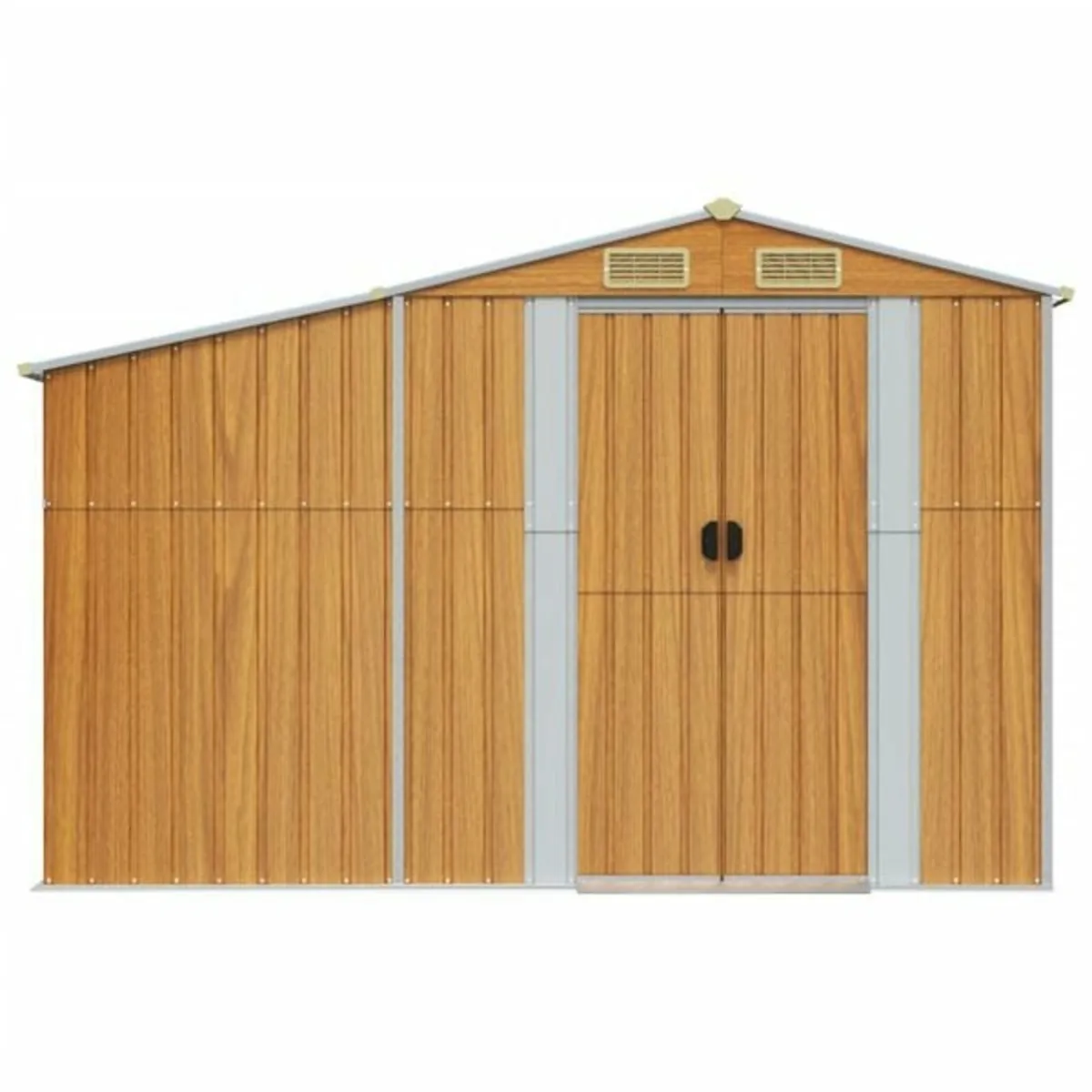 Shed Light Brown 277x365.5x179 cm Galvanised Steel - Image 4