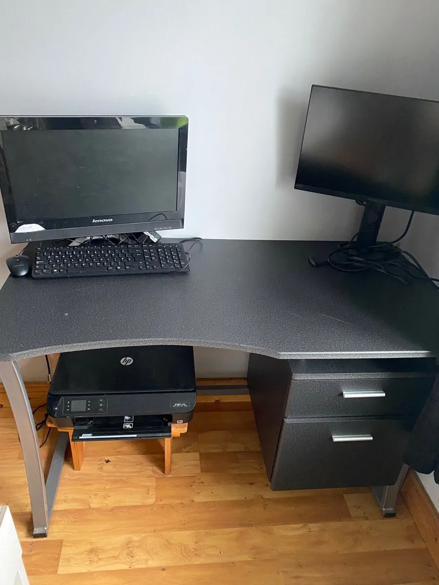 Desk with 2 drawers - Image 2