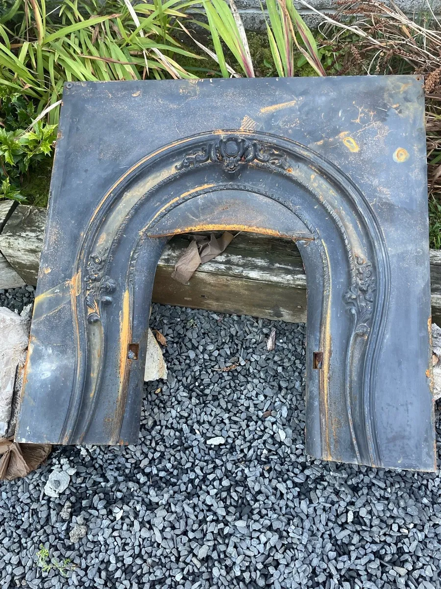 Solid wrought iron fire surround - Image 1