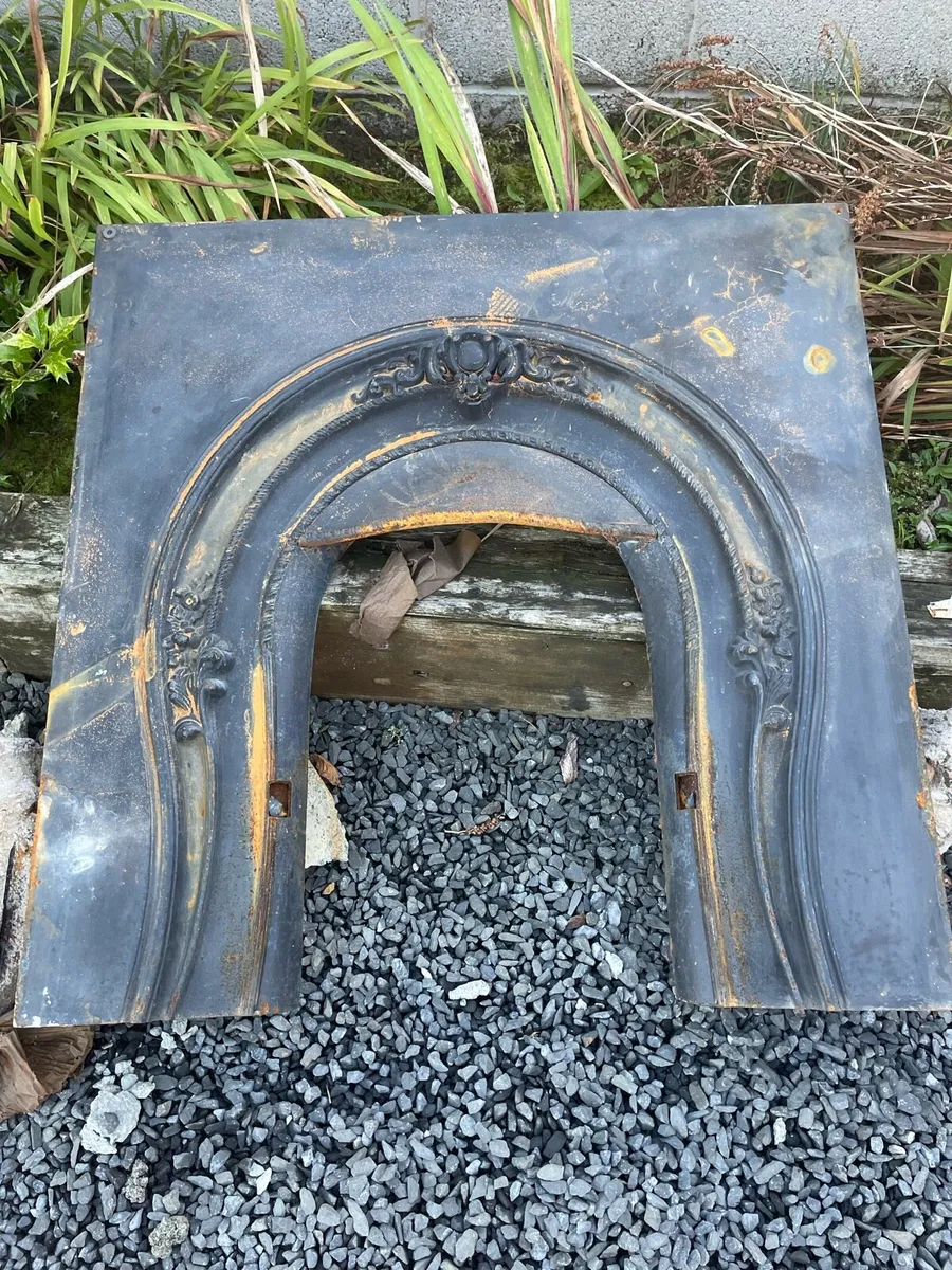 Solid wrought iron fire surround - Image 2