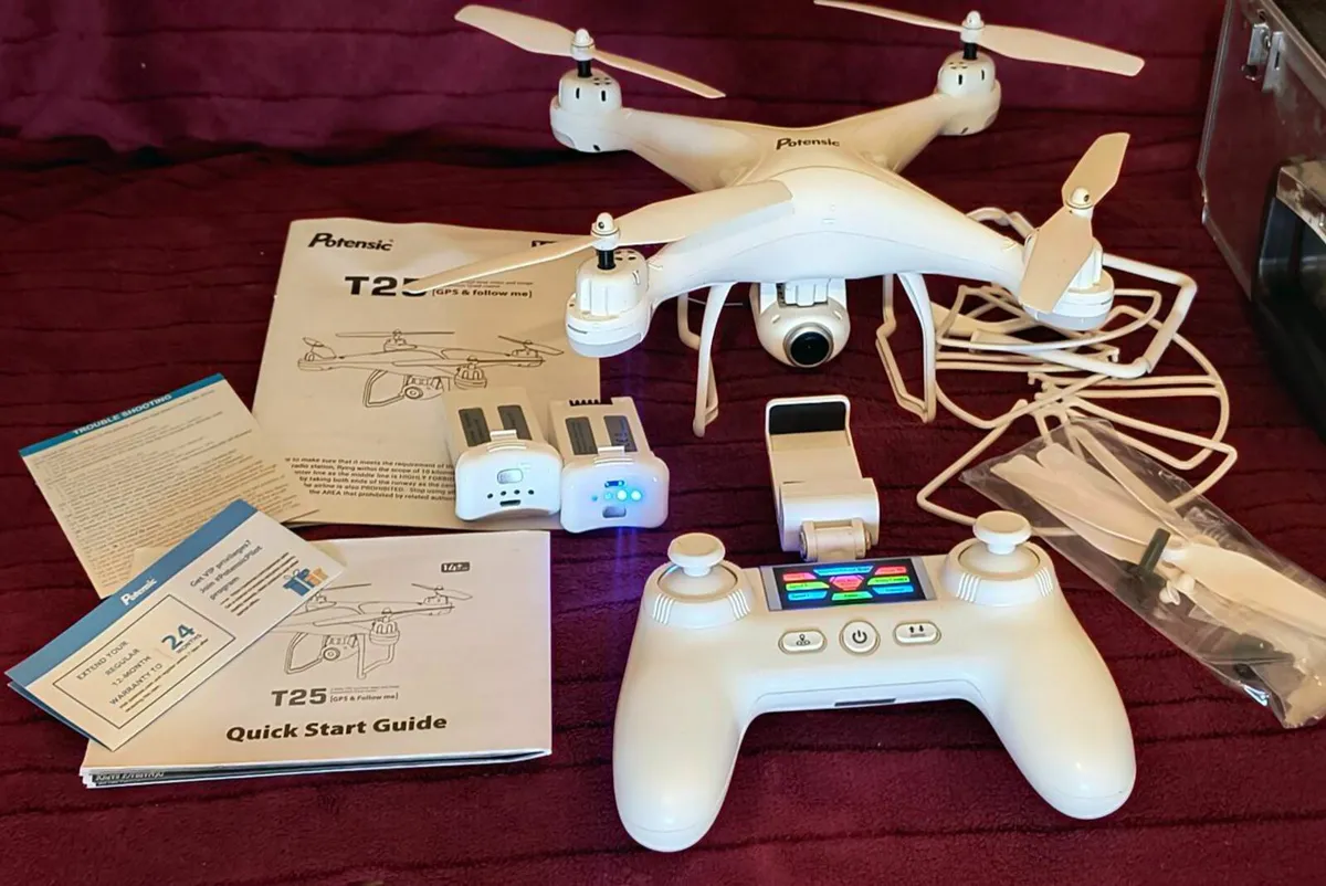 NEW Potensic T25 GPS FPV Drone 1080P HD Camera - Image 1