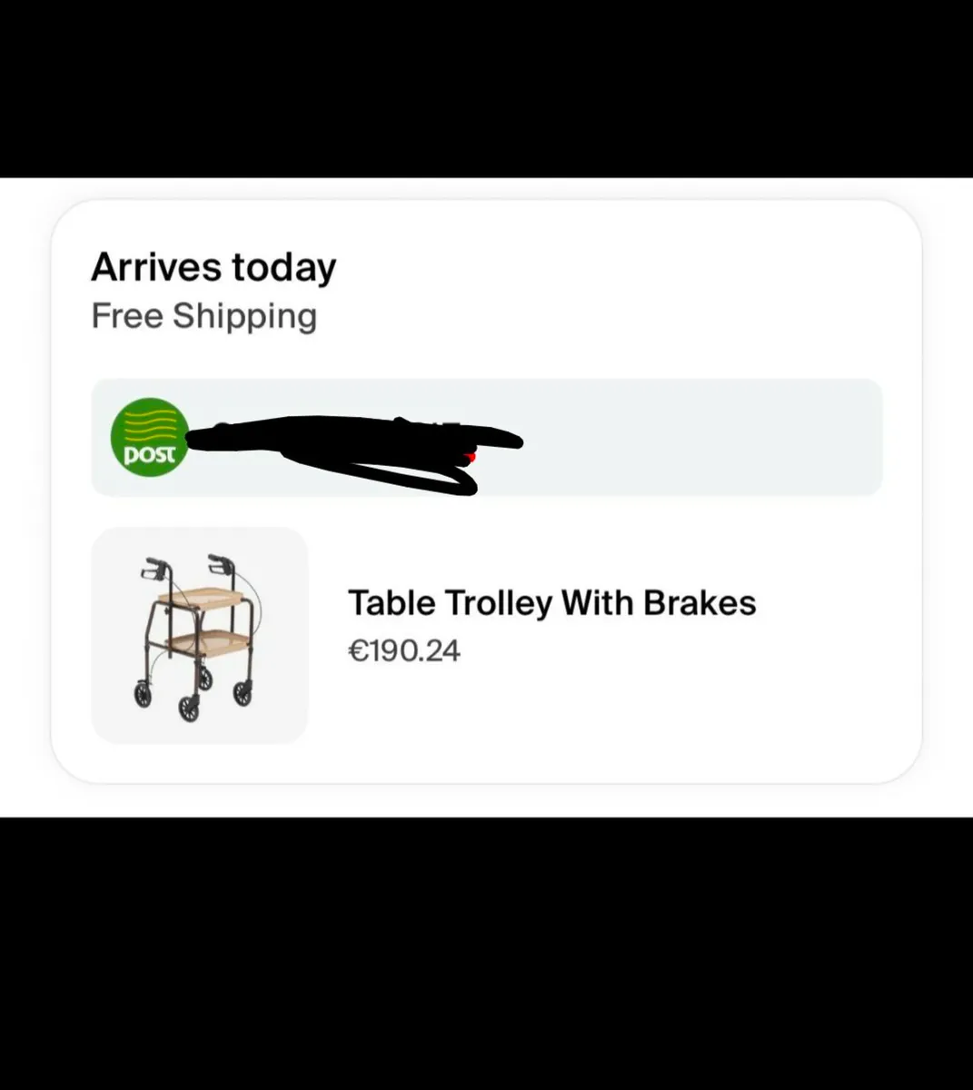 Table trolley with brakes - Unboxed - Image 2