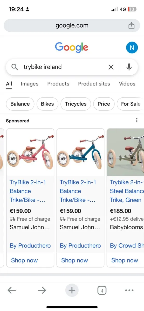 Bike - Trybike- 2 in 1 balance bike - Image 3