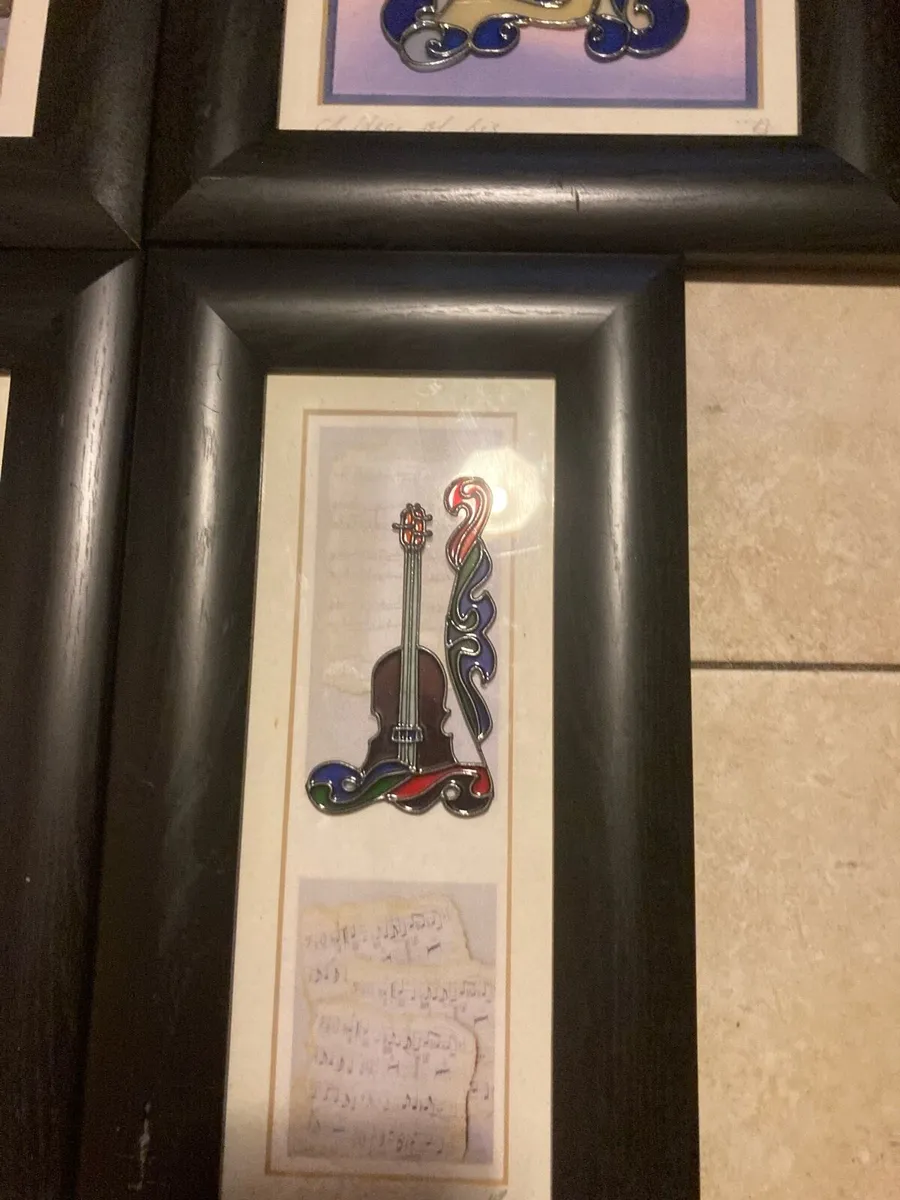 Irish artist paintings on glass collection - Image 2