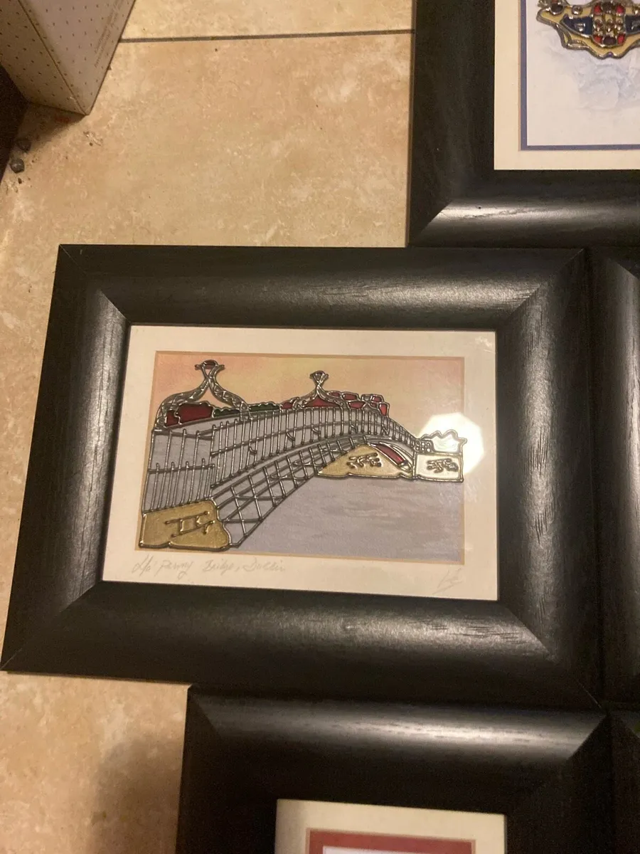 Irish artist paintings on glass collection - Image 4