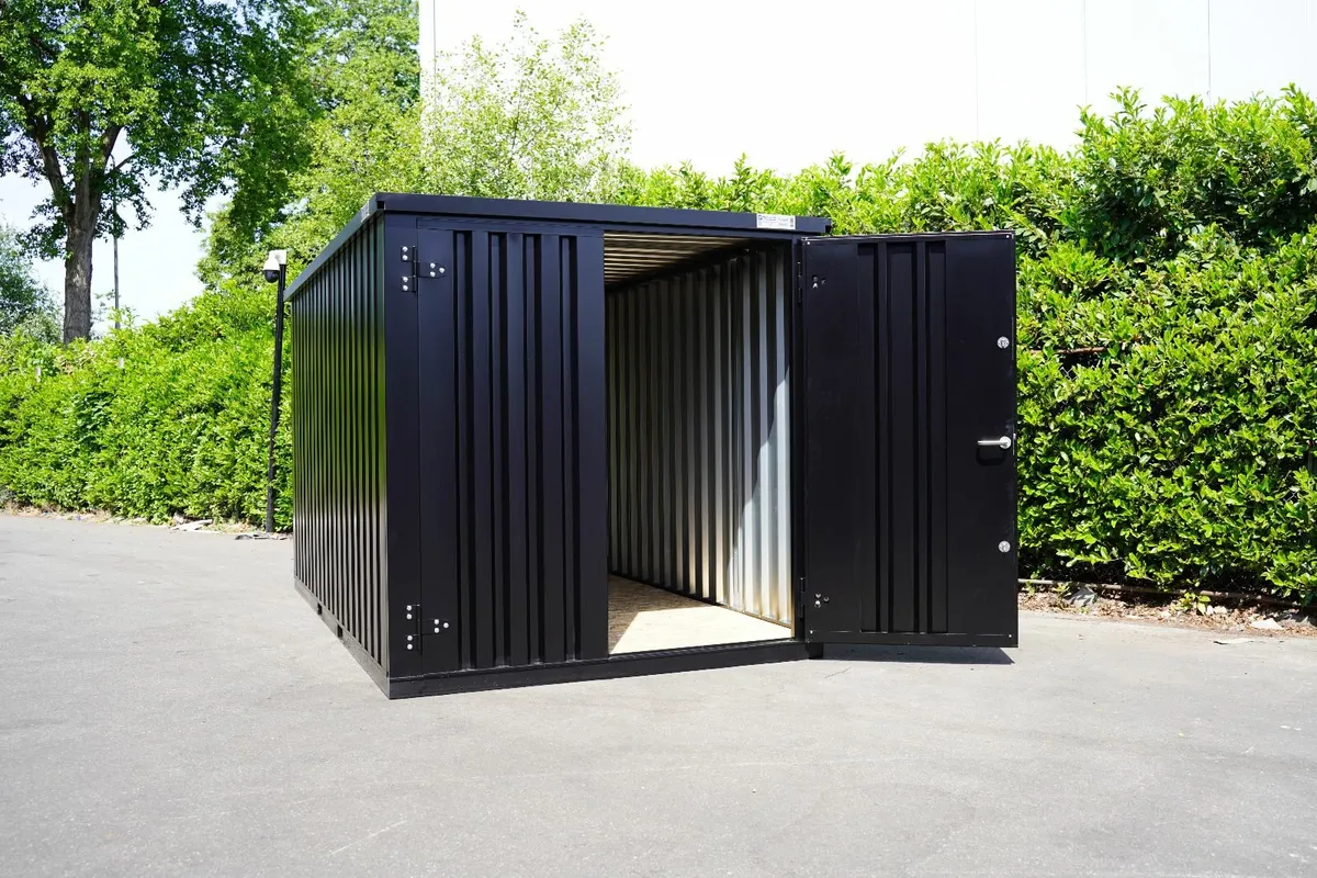 RAL 9005 Black Storage Unit – Weatherproof Design - Image 3