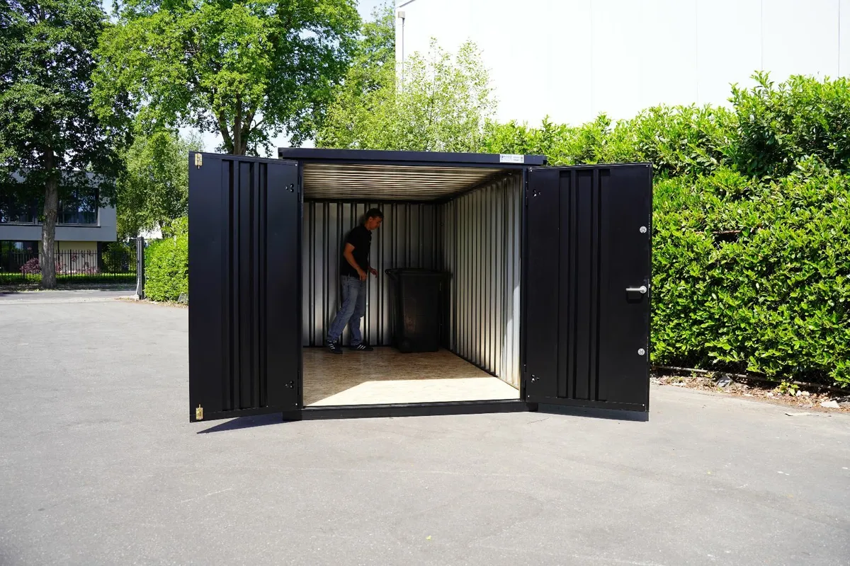 RAL 9005 Black Storage Unit – Weatherproof Design - Image 4