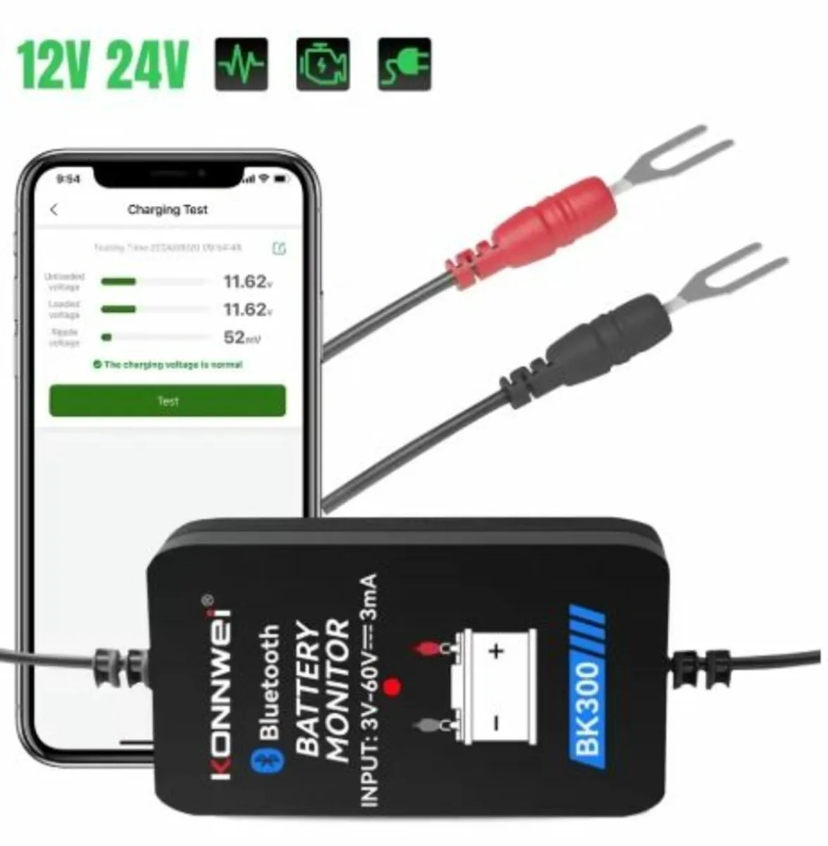 Konnwei BK300 Battery Monitor Tool - Image 3