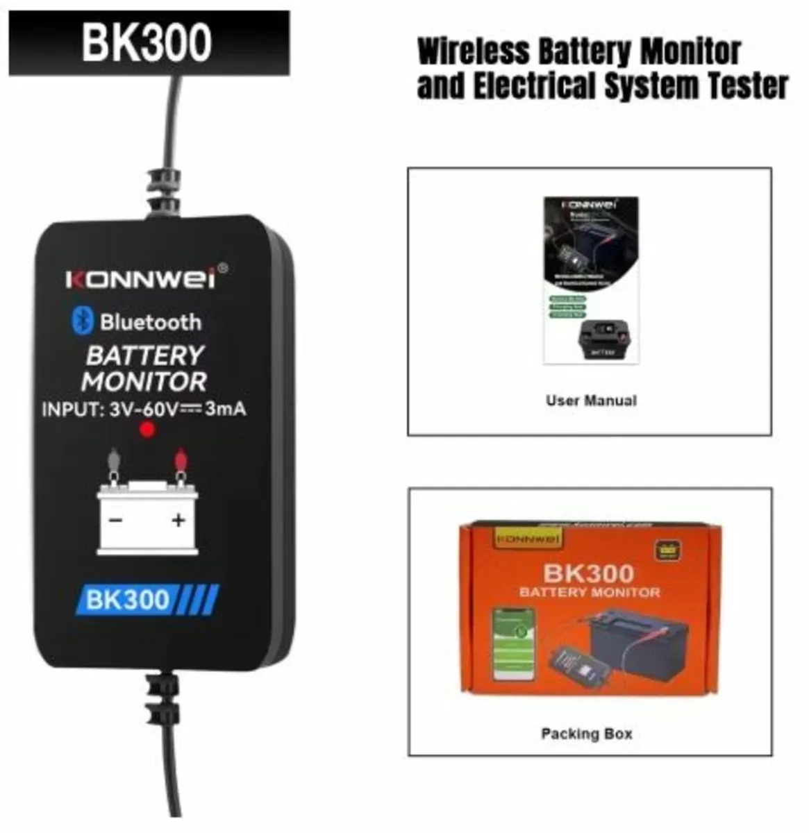 Konnwei BK300 Battery Monitor Tool - Image 4
