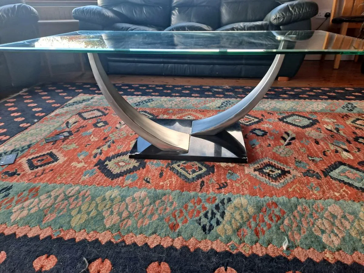 Glass coffee table - Image 4