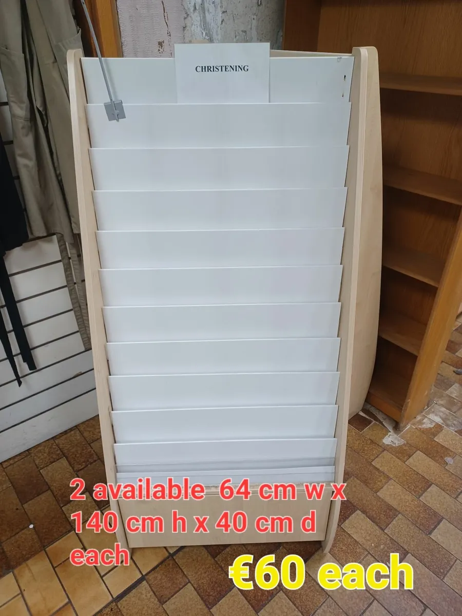 Shop displays Card stands and counter - Image 2