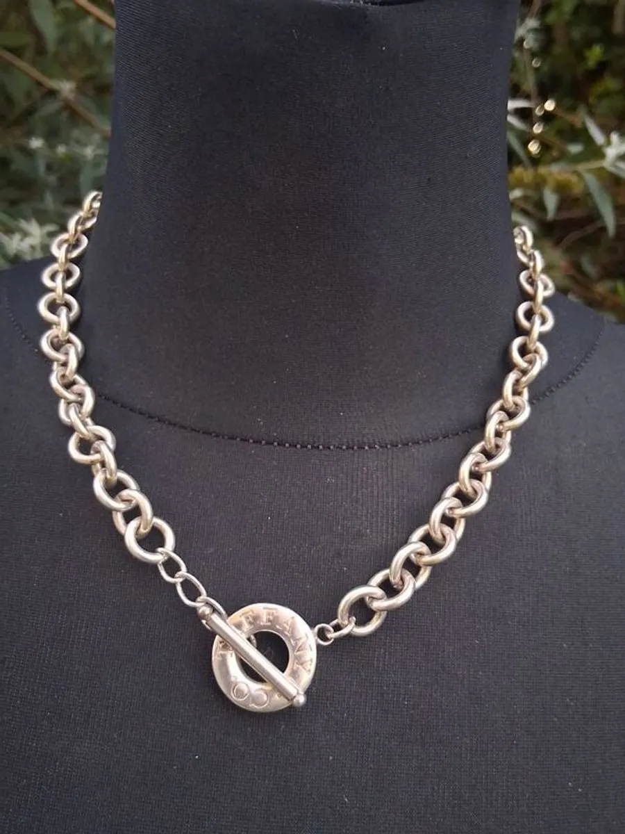 Tiffany Sterling Silver Necklace(61 grams) - Image 1