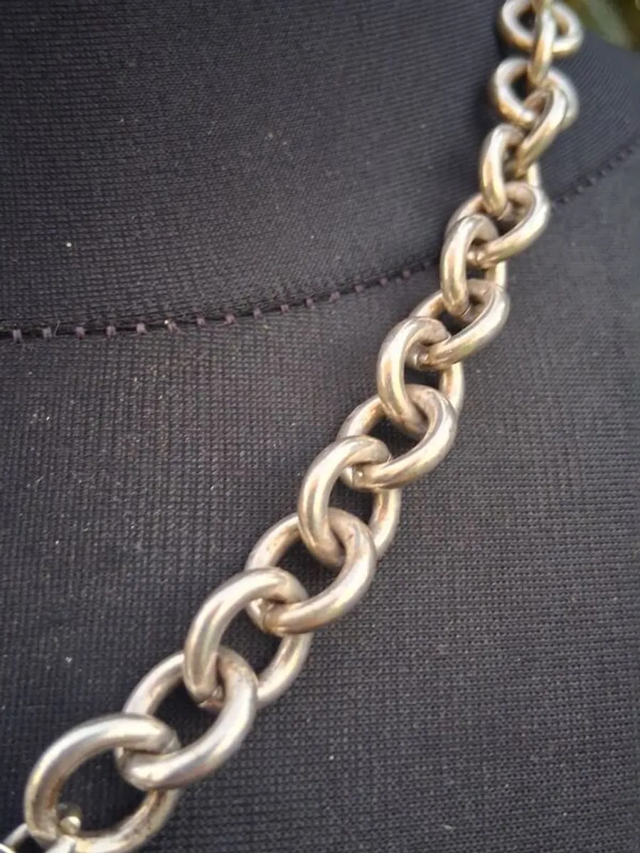 Tiffany Sterling Silver Necklace(61 grams) - Image 4