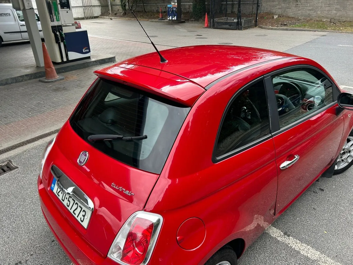 Fiat 500 twin air 2012 red on black - Image 3