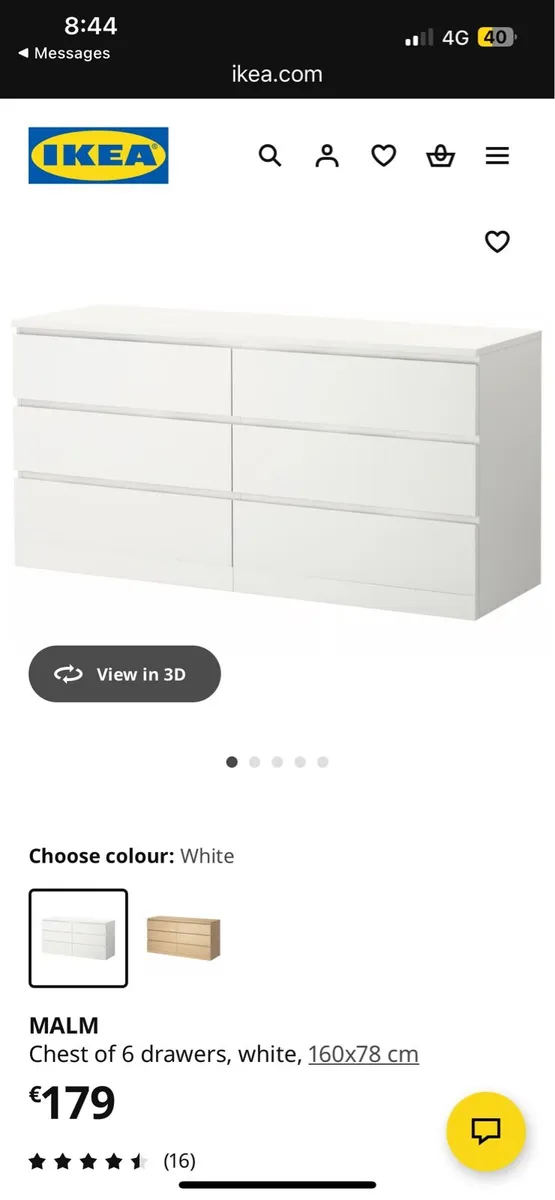 Malm .chest of drawers - Image 4