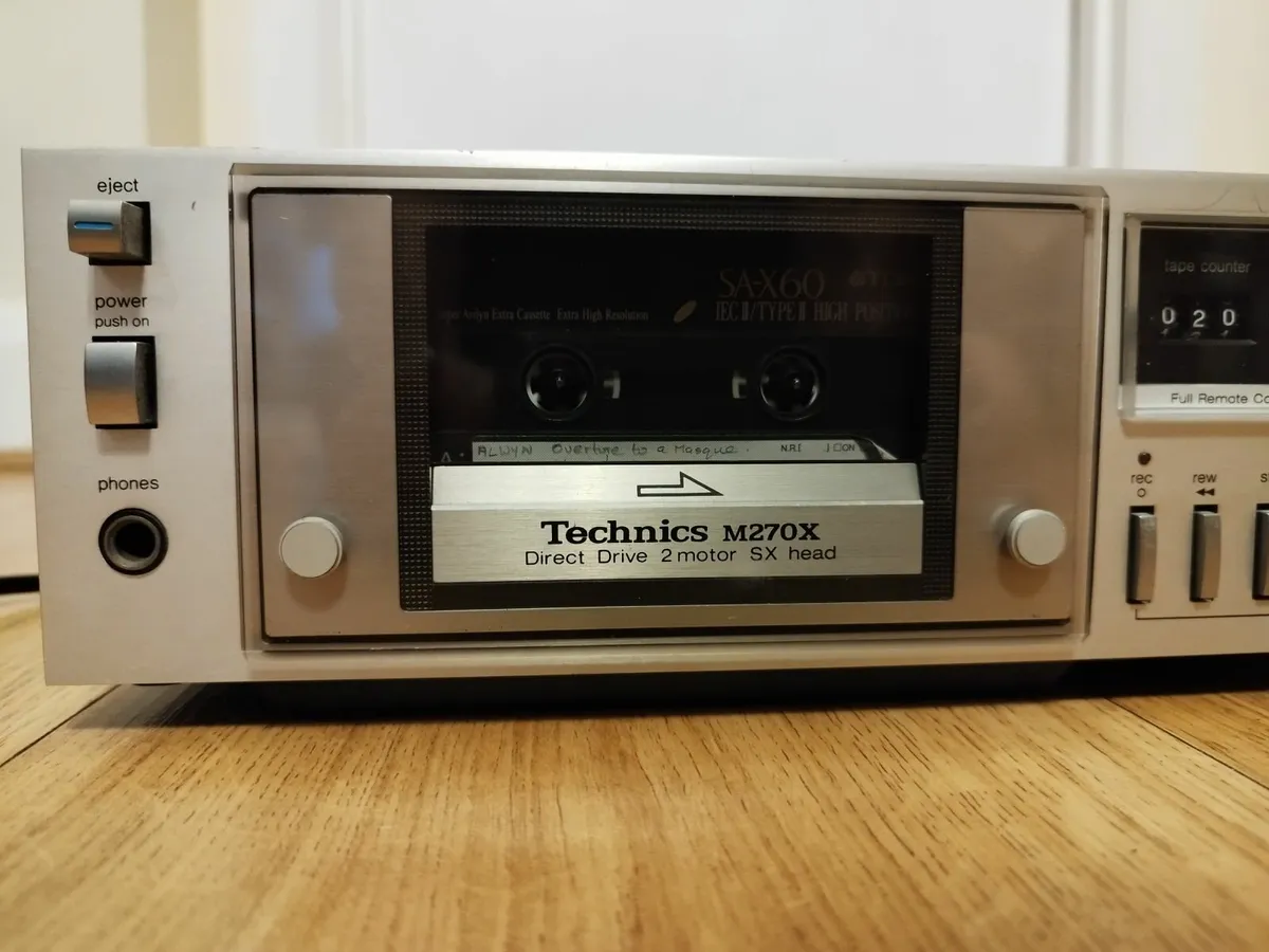 VINTAGE TECHNICS RS-M270X CASSETTE TAPE DECK - Image 3