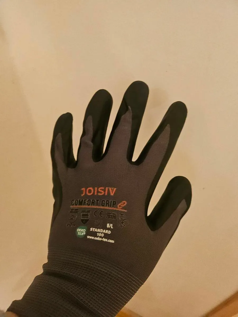 Nitrile Work Gloves - 10 pair packs - Image 1