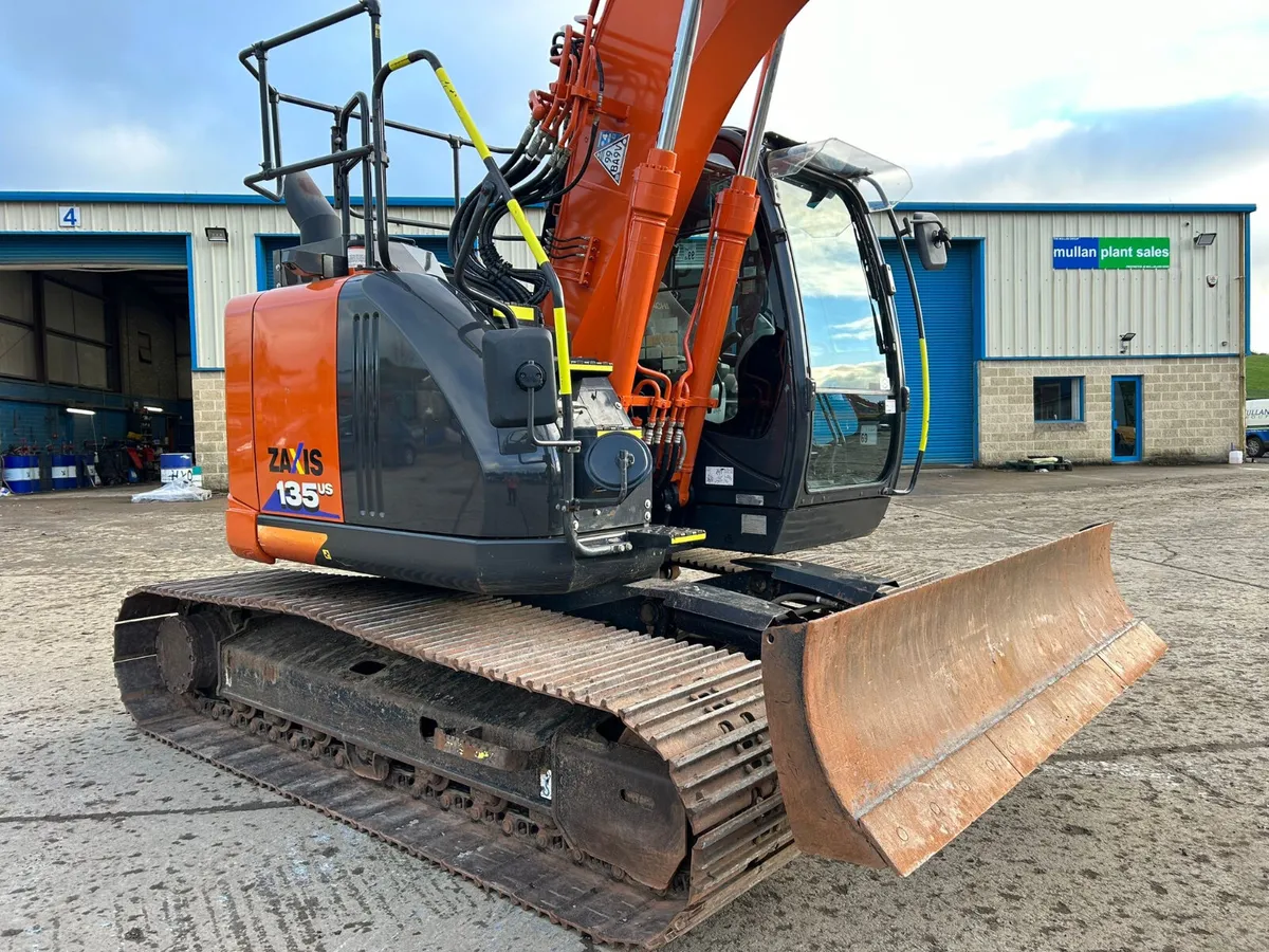 2021 Hitachi ZX135 Blade (Rotation Piped)-MULLANS - Image 2