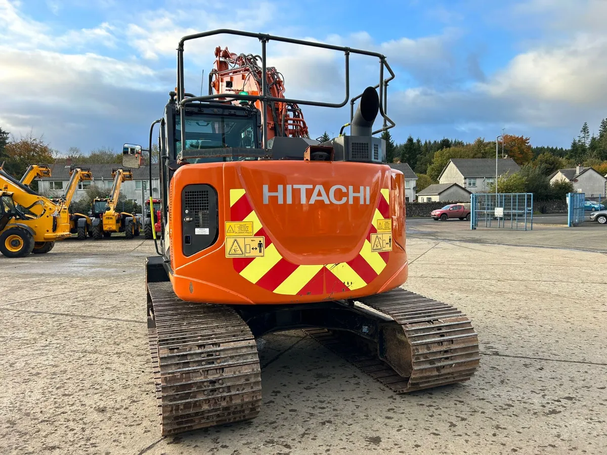 2021 Hitachi ZX135 Blade (Rotation Piped)-MULLANS - Image 3