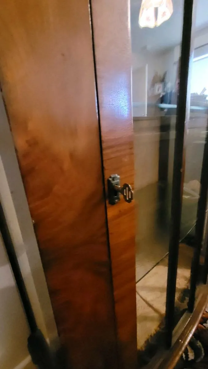 Antique glass cabinet - Image 4