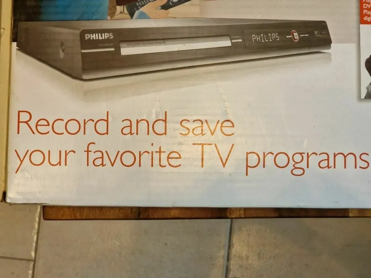NEW Philips DVD Player-Recorder DVDR3480 - Image 4