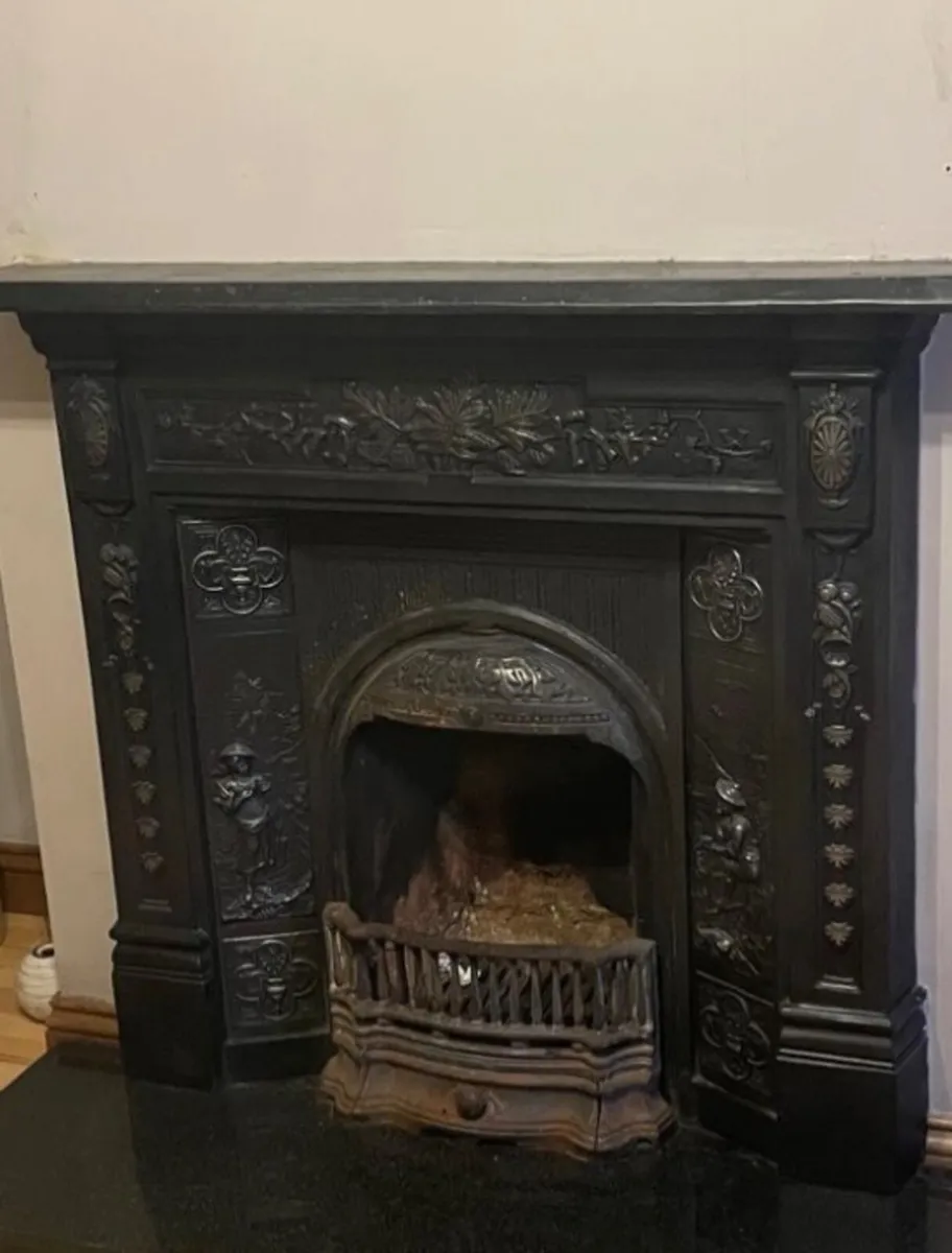 Fireplace cast iron black - Image 1
