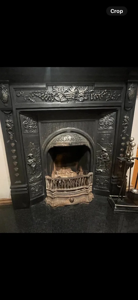 Fireplace cast iron black - Image 2
