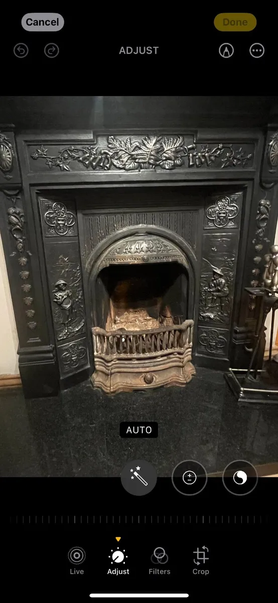 Fireplace cast iron black - Image 3