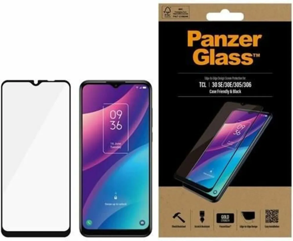 PanzerGlass screen protector, TCL 30 series