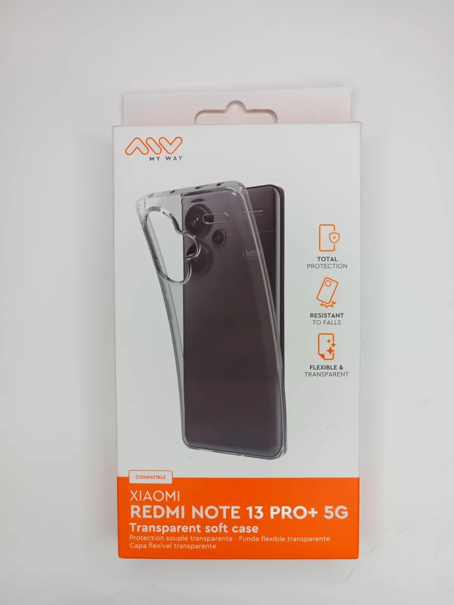 Soft clear case for Xiaomi Redmi Note 13 Pro+ 5G