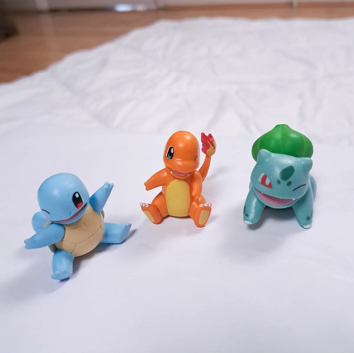 Pokemon Trio Squirtle Charmander Bulbasaur Set WCT - Image 1