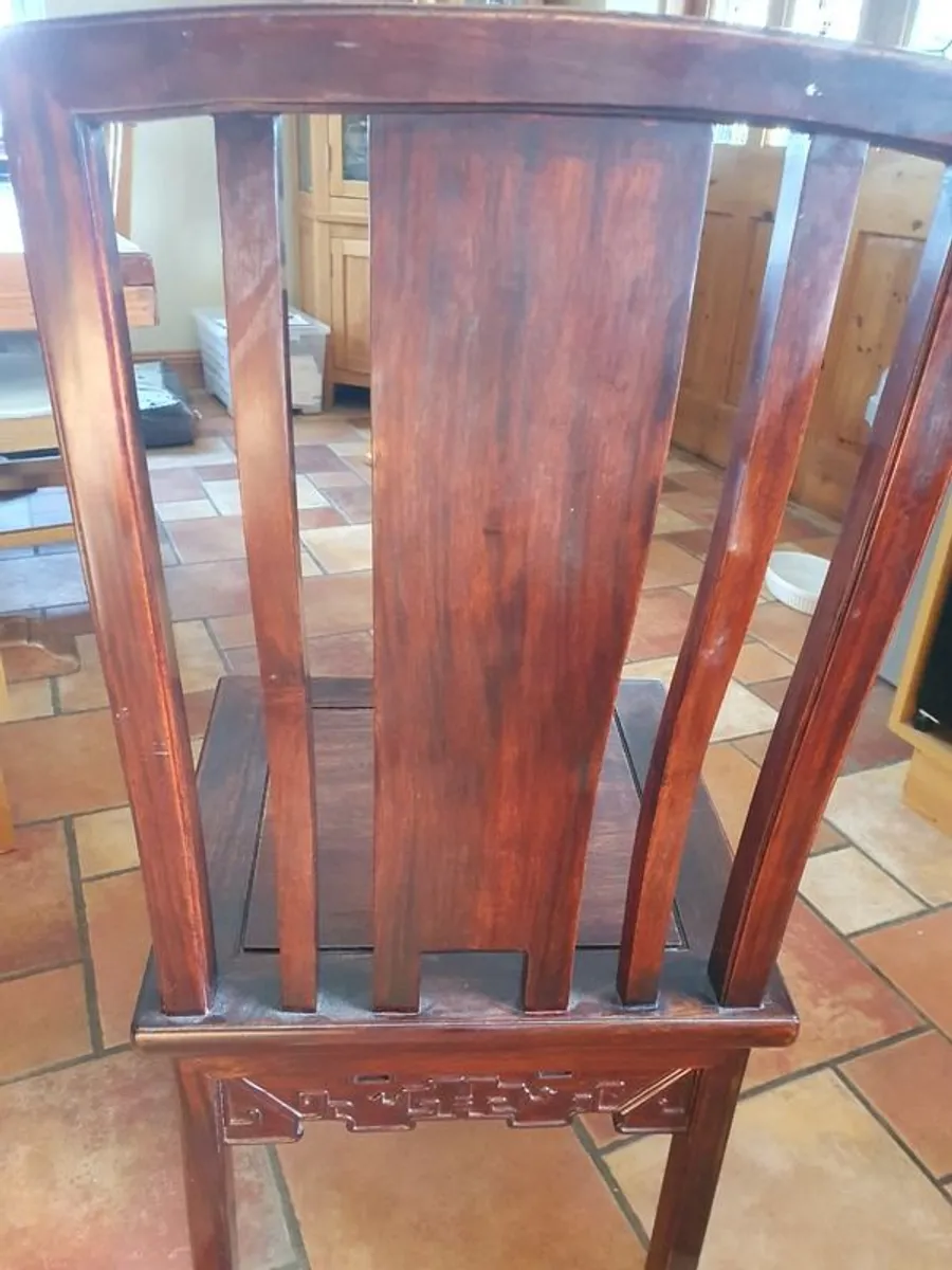 Antique dining chairs - Image 3