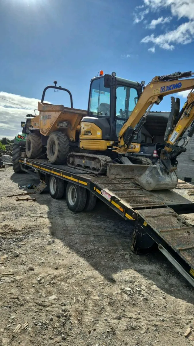 Mini digger with driver for hire - Image 2