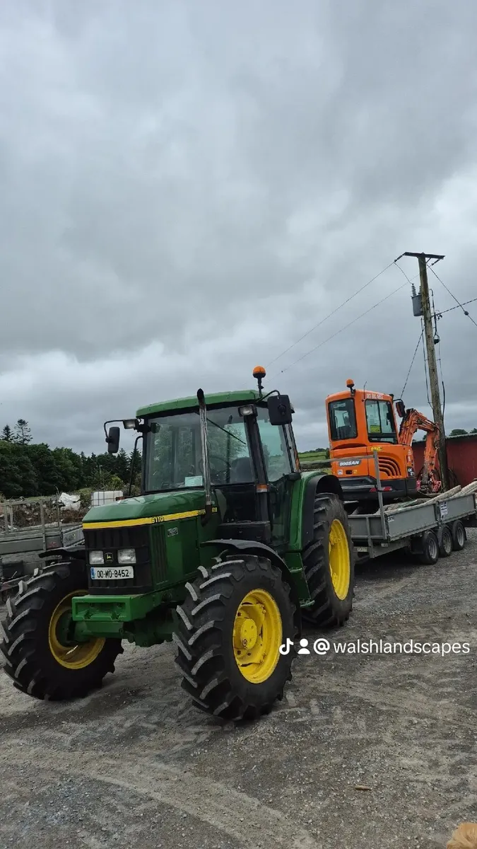 Mini digger with driver for hire - Image 4