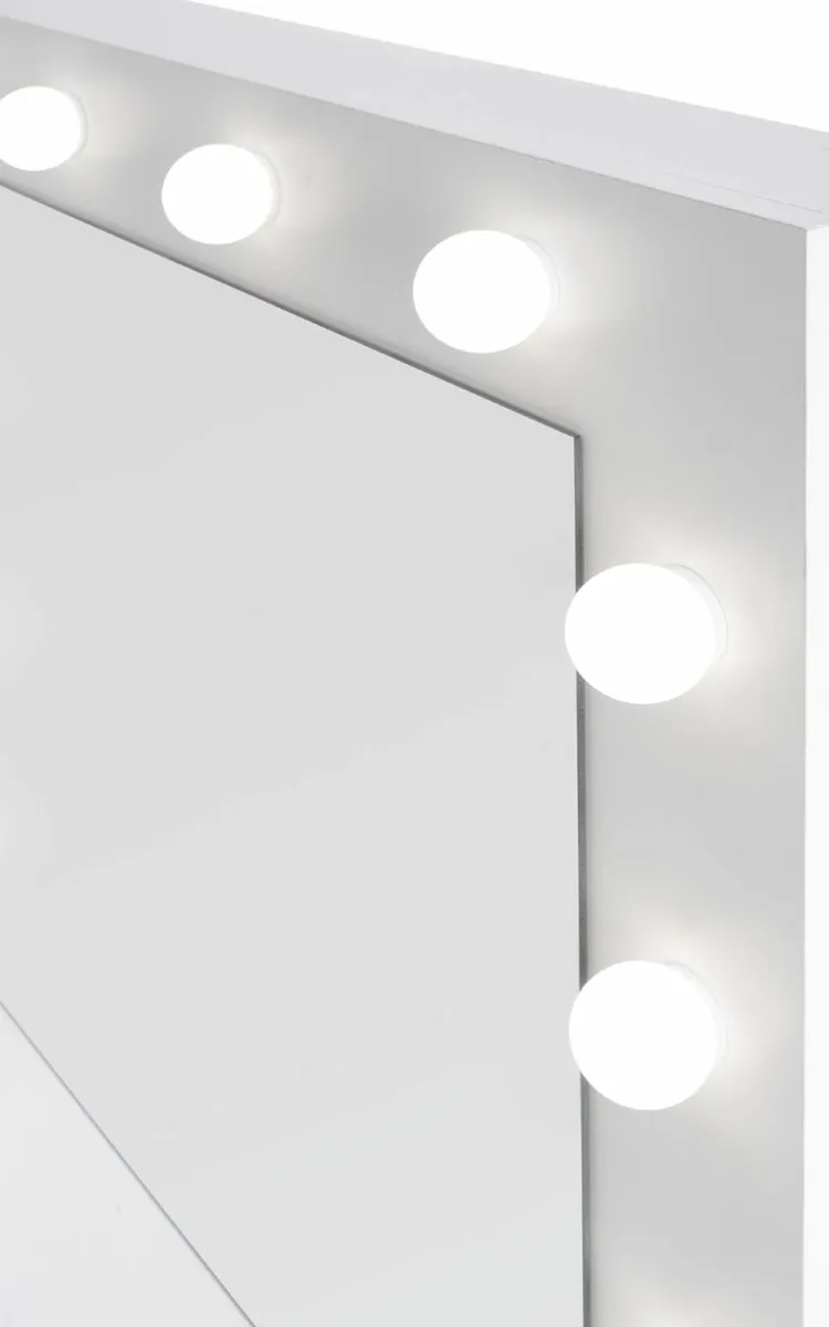 Monique Vanity Table with Hollywood Mirror - Image 3