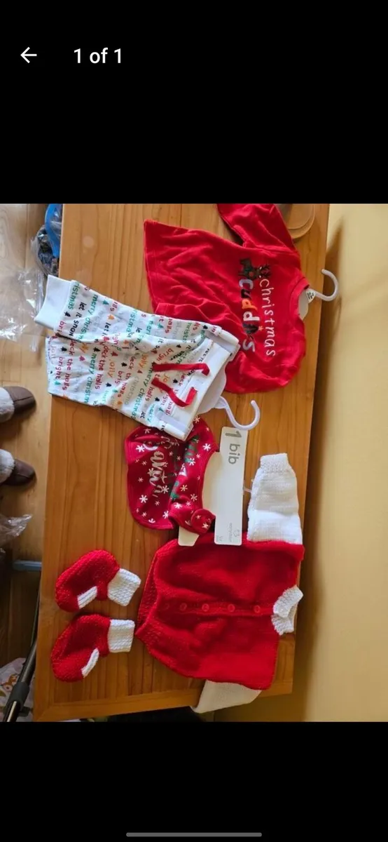 Baby Christmas clothing 0 to 3 months