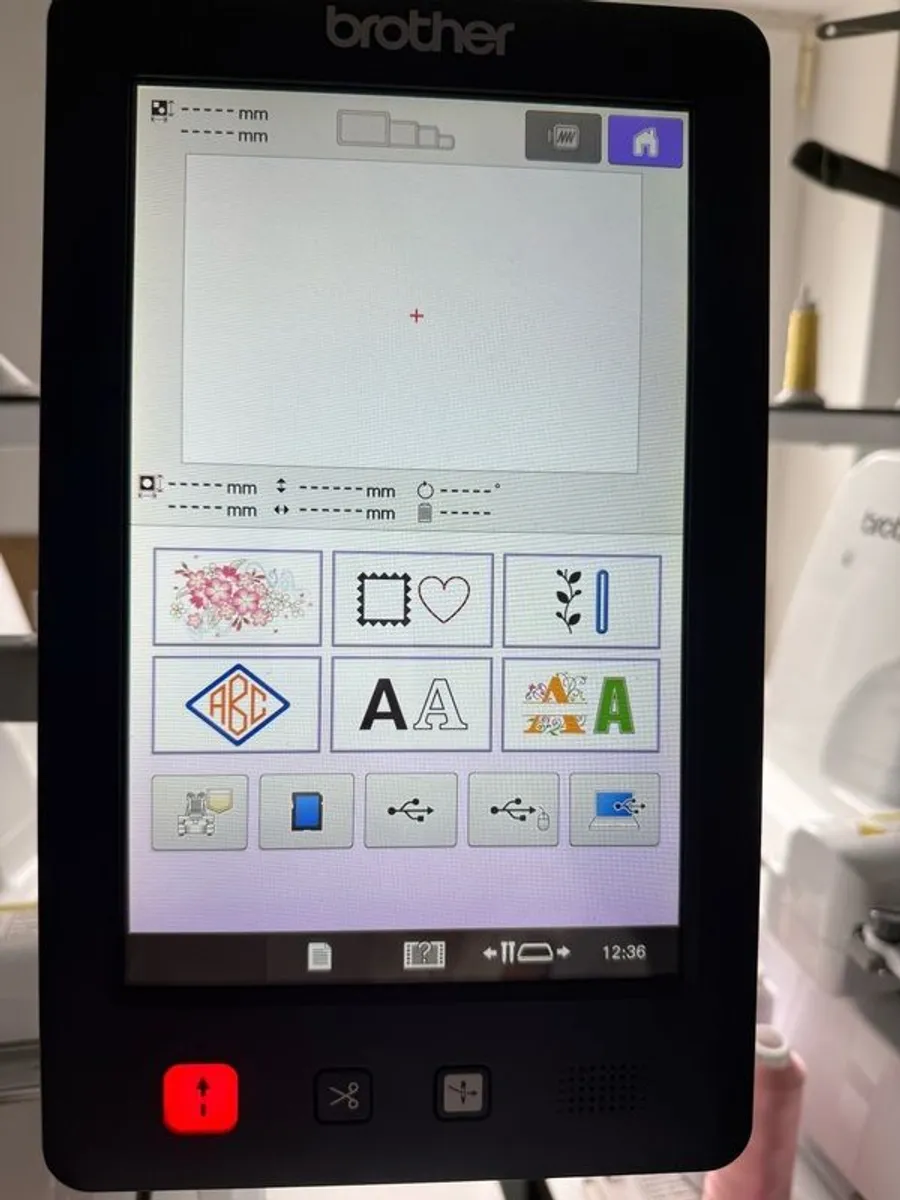 Brother PR670E embroidery machine plus brother stand - Image 3