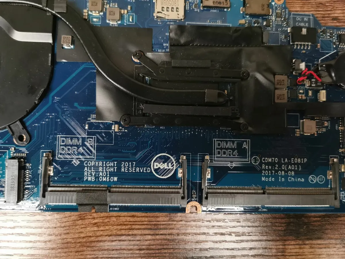 Dell Latitude 5480 Motherboard LA-E081P Rev 2.0 - Image 1