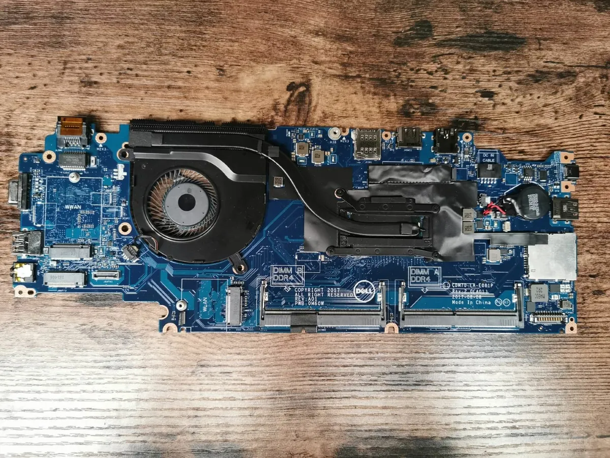 Dell Latitude 5480 Motherboard LA-E081P Rev 2.0 - Image 2