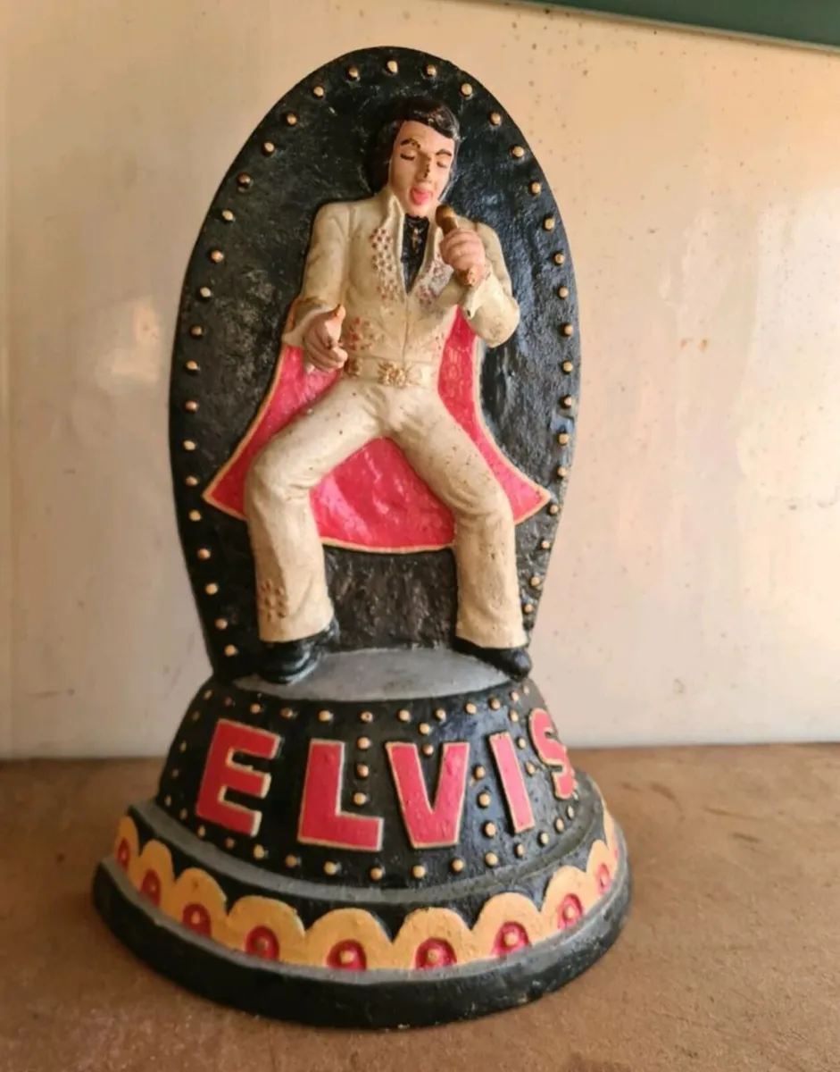 Elvis cast iron door stopper - Image 1
