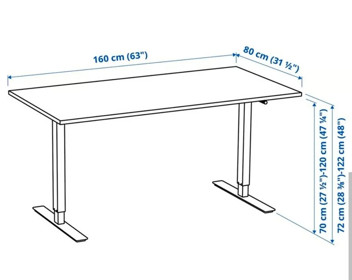 Desk - Sit Stand IKEA - Image 4
