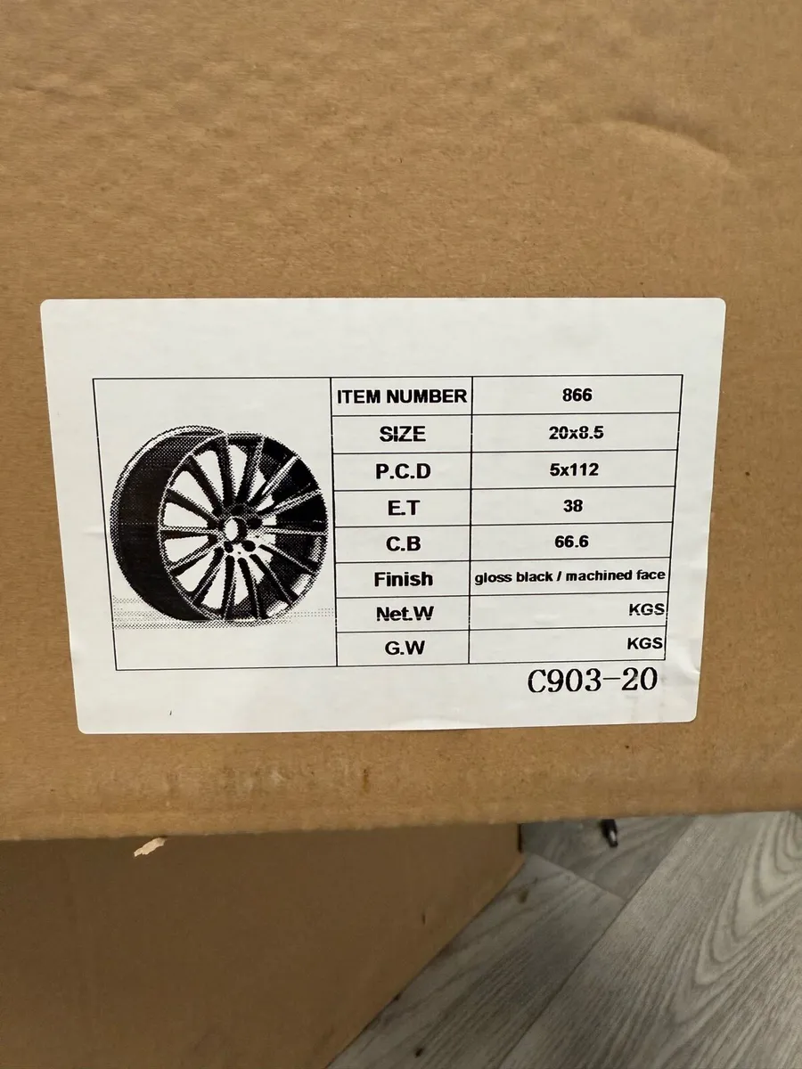 20 inch Mercedes Alloy Wheels Set - Image 2