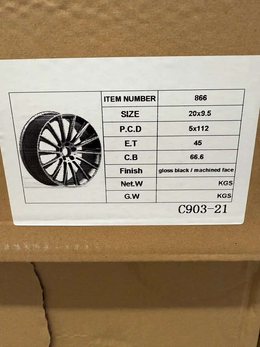 20 inch Mercedes Alloy Wheels Set - Image 3