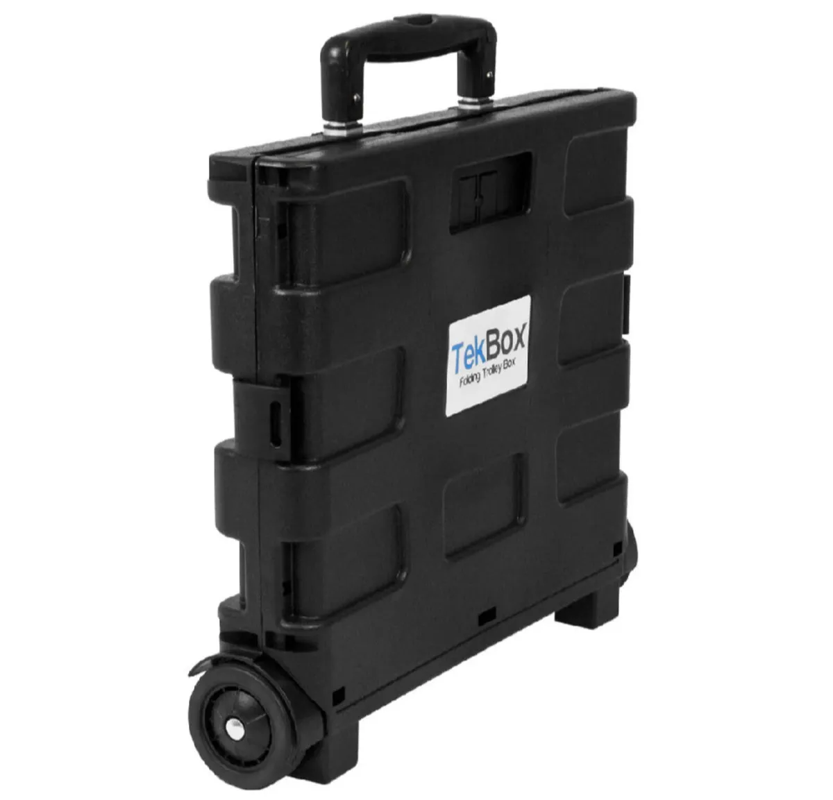 Folding Shopping Trolley Storage Box on Wheels NEW - Image 2