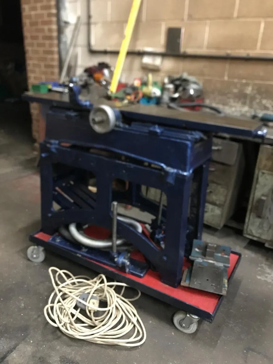 Single phase industrial  planer cast bed. 2HPl - Image 3