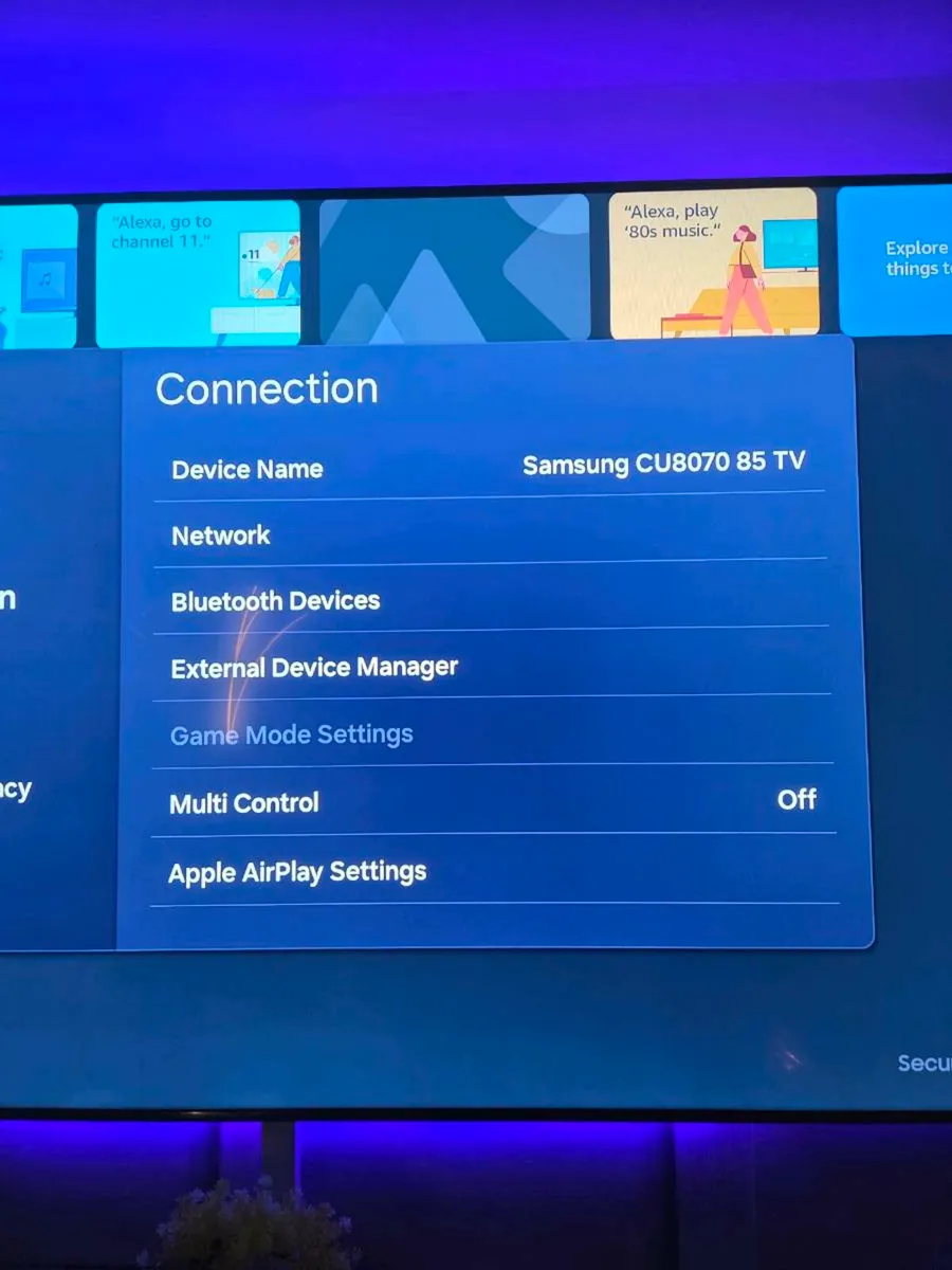 Samsung 85in - Image 1